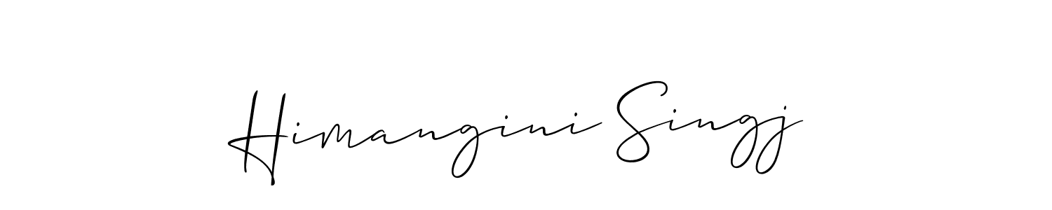 Make a beautiful signature design for name Himangini Singj. Use this online signature maker to create a handwritten signature for free. Himangini Singj signature style 2 images and pictures png
