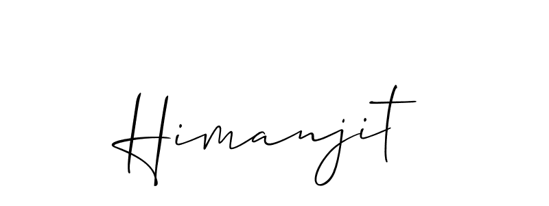 How to make Himanjit name signature. Use Allison_Script style for creating short signs online. This is the latest handwritten sign. Himanjit signature style 2 images and pictures png