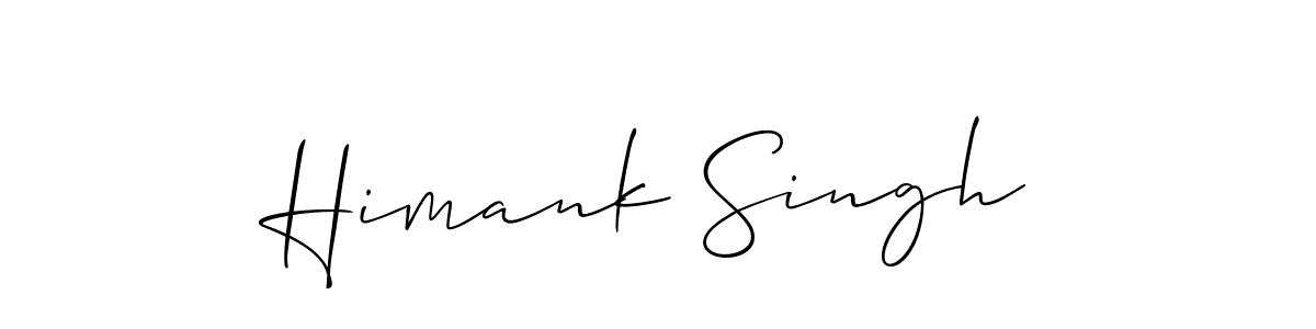 if you are searching for the best signature style for your name Himank Singh. so please give up your signature search. here we have designed multiple signature styles  using Allison_Script. Himank Singh signature style 2 images and pictures png