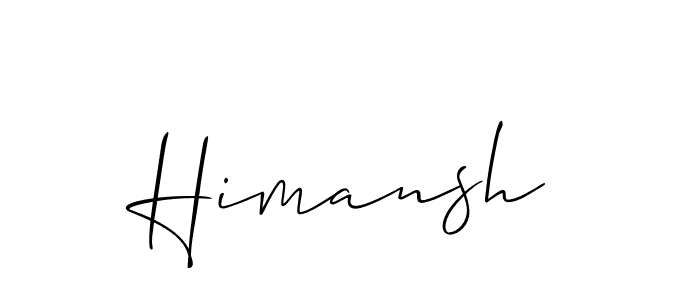 Himansh stylish signature style. Best Handwritten Sign (Allison_Script) for my name. Handwritten Signature Collection Ideas for my name Himansh. Himansh signature style 2 images and pictures png