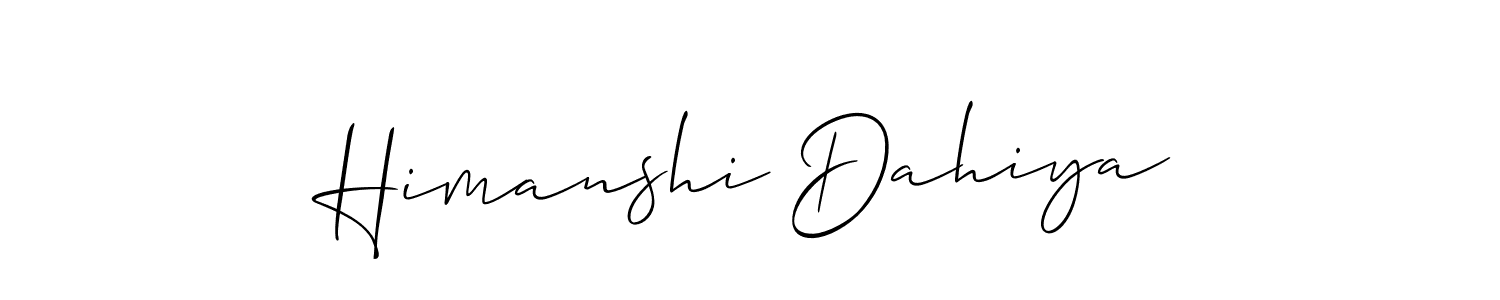 Make a beautiful signature design for name Himanshi Dahiya. Use this online signature maker to create a handwritten signature for free. Himanshi Dahiya signature style 2 images and pictures png