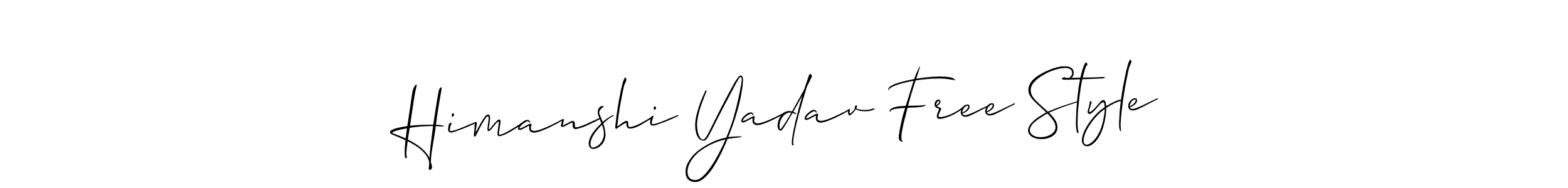 This is the best signature style for the Himanshi Yadav Free Style name. Also you like these signature font (Allison_Script). Mix name signature. Himanshi Yadav Free Style signature style 2 images and pictures png