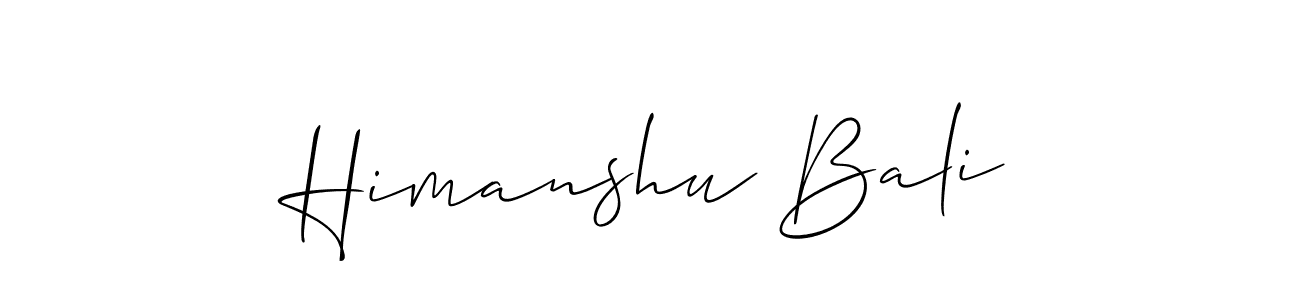 You can use this online signature creator to create a handwritten signature for the name Himanshu Bali. This is the best online autograph maker. Himanshu Bali signature style 2 images and pictures png