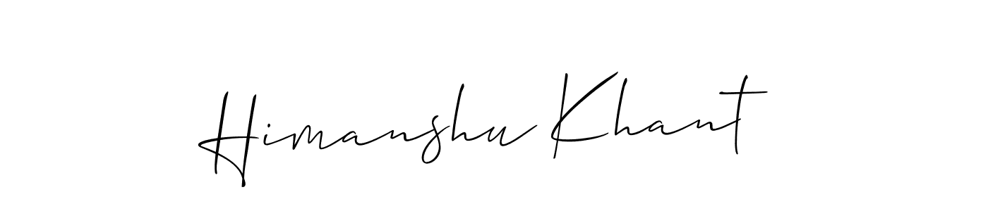 Once you've used our free online signature maker to create your best signature Allison_Script style, it's time to enjoy all of the benefits that Himanshu Khant name signing documents. Himanshu Khant signature style 2 images and pictures png