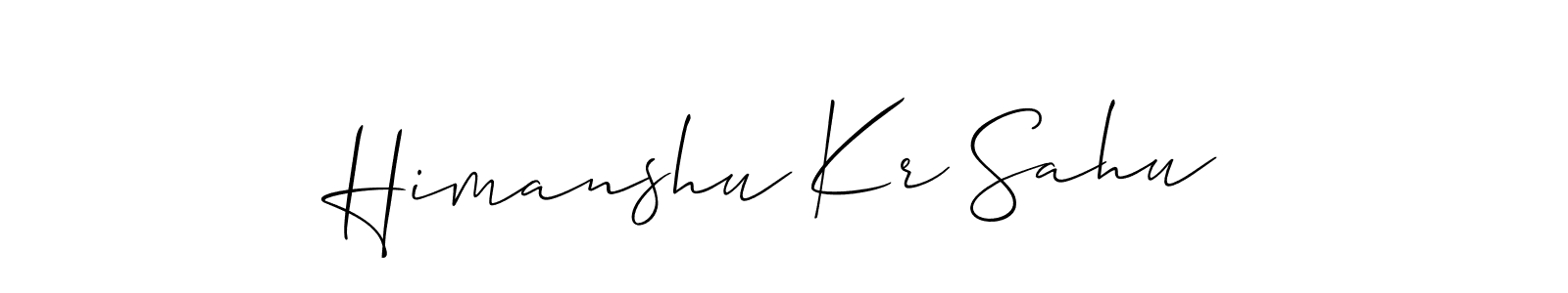 Make a beautiful signature design for name Himanshu Kr Sahu. Use this online signature maker to create a handwritten signature for free. Himanshu Kr Sahu signature style 2 images and pictures png