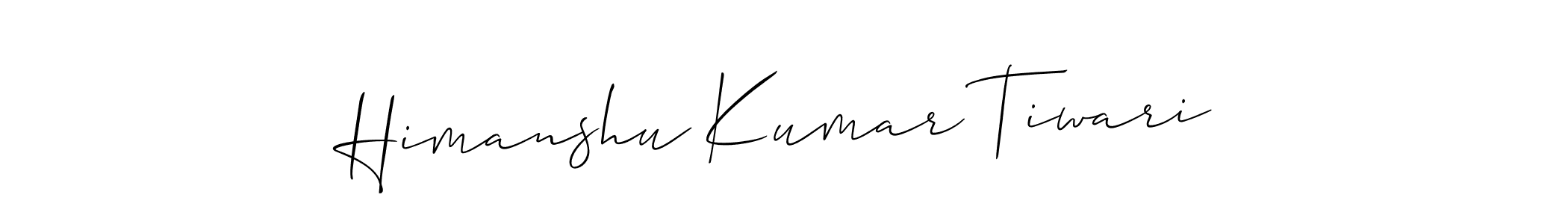 Design your own signature with our free online signature maker. With this signature software, you can create a handwritten (Allison_Script) signature for name Himanshu Kumar Tiwari. Himanshu Kumar Tiwari signature style 2 images and pictures png