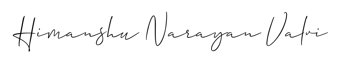 Himanshu Narayan Valvi stylish signature style. Best Handwritten Sign (Allison_Script) for my name. Handwritten Signature Collection Ideas for my name Himanshu Narayan Valvi. Himanshu Narayan Valvi signature style 2 images and pictures png