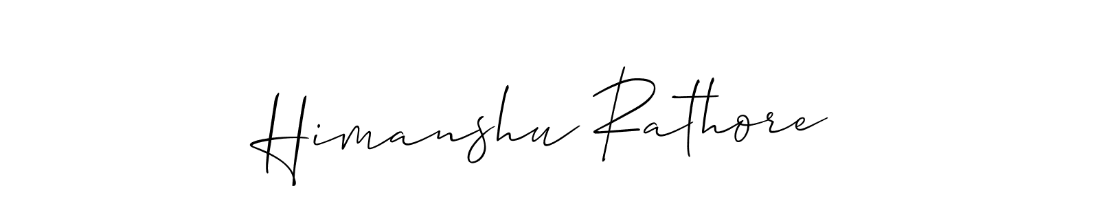 This is the best signature style for the Himanshu Rathore name. Also you like these signature font (Allison_Script). Mix name signature. Himanshu Rathore signature style 2 images and pictures png