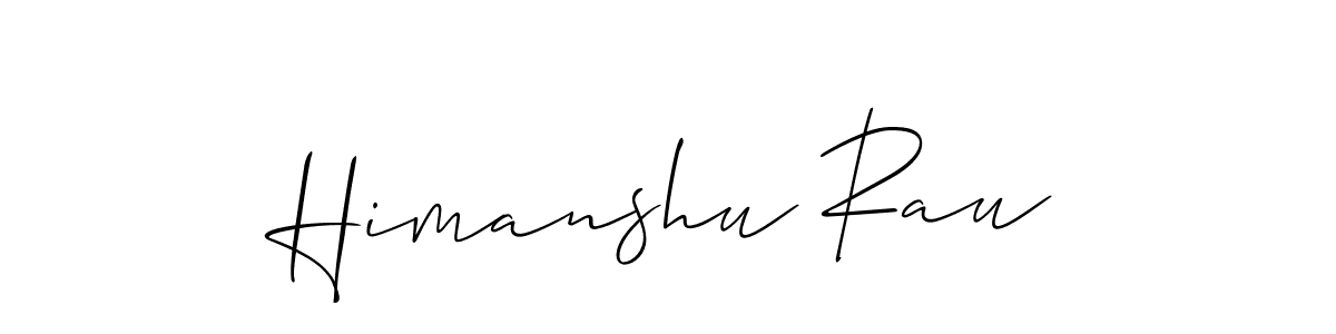 Similarly Allison_Script is the best handwritten signature design. Signature creator online .You can use it as an online autograph creator for name Himanshu Rau. Himanshu Rau signature style 2 images and pictures png