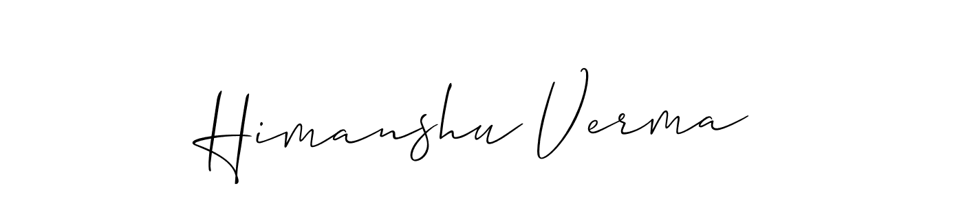 Once you've used our free online signature maker to create your best signature Allison_Script style, it's time to enjoy all of the benefits that Himanshu Verma name signing documents. Himanshu Verma signature style 2 images and pictures png