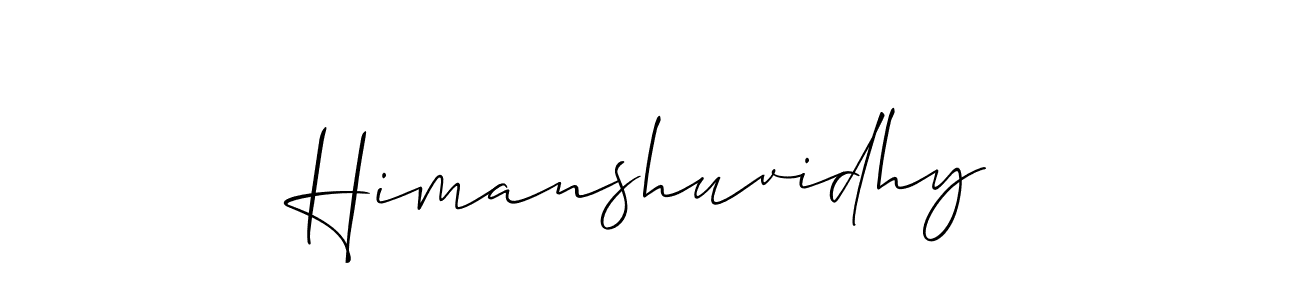 Himanshuvidhy stylish signature style. Best Handwritten Sign (Allison_Script) for my name. Handwritten Signature Collection Ideas for my name Himanshuvidhy. Himanshuvidhy signature style 2 images and pictures png