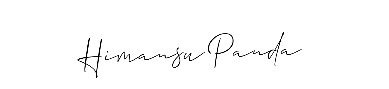 This is the best signature style for the Himansu Panda name. Also you like these signature font (Allison_Script). Mix name signature. Himansu Panda signature style 2 images and pictures png