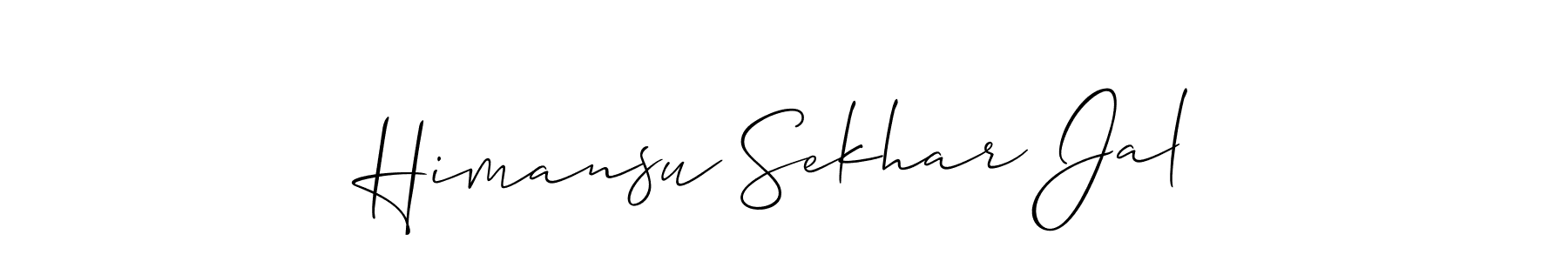 The best way (Allison_Script) to make a short signature is to pick only two or three words in your name. The name Himansu Sekhar Jal include a total of six letters. For converting this name. Himansu Sekhar Jal signature style 2 images and pictures png