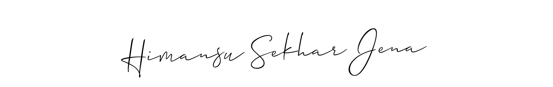 You can use this online signature creator to create a handwritten signature for the name Himansu Sekhar Jena. This is the best online autograph maker. Himansu Sekhar Jena signature style 2 images and pictures png