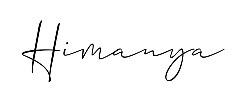 A sleek calligraphic signature for name Himanya utilizing Allison_Script styling. Great for adding personal signatures to photos and art. Himanya signature style 2 images and pictures png