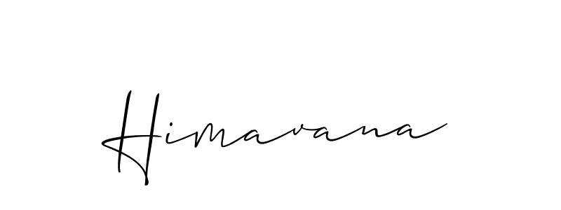 You should practise on your own different ways (Allison_Script) to write your name (Himavana) in signature. don't let someone else do it for you. Himavana signature style 2 images and pictures png