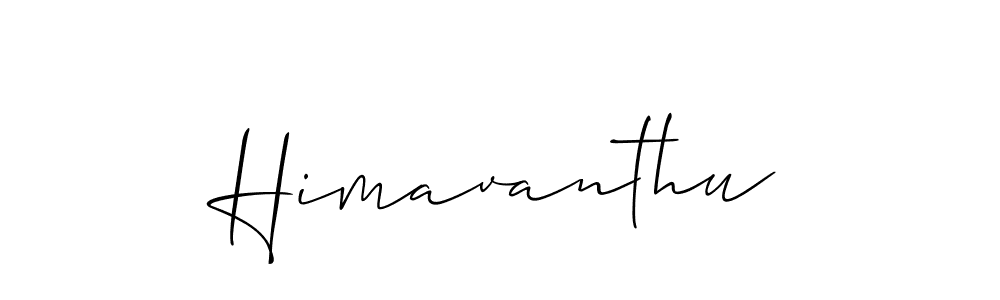 Make a beautiful signature design for name Himavanthu. With this signature (Allison_Script) style, you can create a handwritten signature for free. Himavanthu signature style 2 images and pictures png