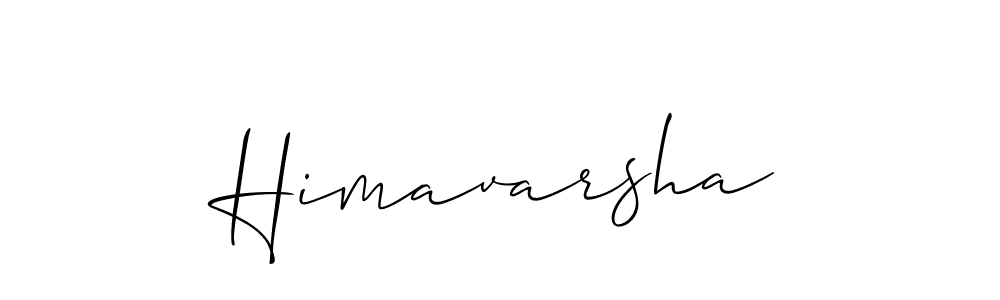 Create a beautiful signature design for name Himavarsha. With this signature (Allison_Script) fonts, you can make a handwritten signature for free. Himavarsha signature style 2 images and pictures png