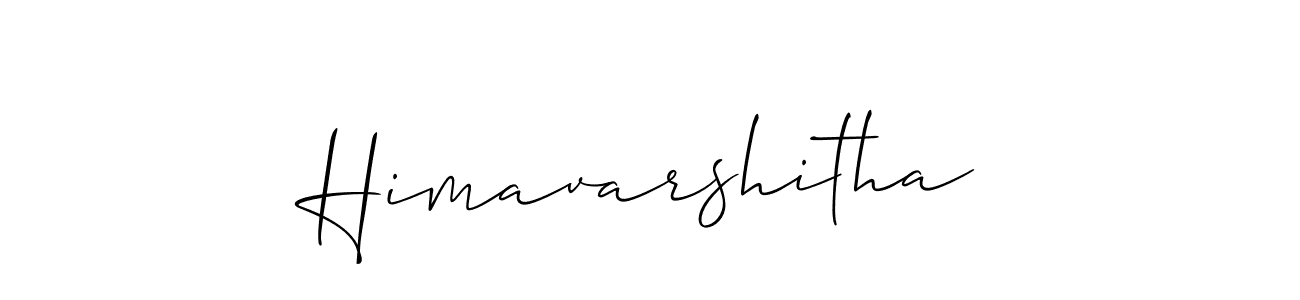 Create a beautiful signature design for name Himavarshitha. With this signature (Allison_Script) fonts, you can make a handwritten signature for free. Himavarshitha signature style 2 images and pictures png