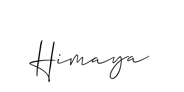Make a beautiful signature design for name Himaya. Use this online signature maker to create a handwritten signature for free. Himaya signature style 2 images and pictures png