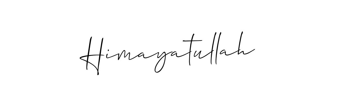 if you are searching for the best signature style for your name Himayatullah. so please give up your signature search. here we have designed multiple signature styles  using Allison_Script. Himayatullah signature style 2 images and pictures png