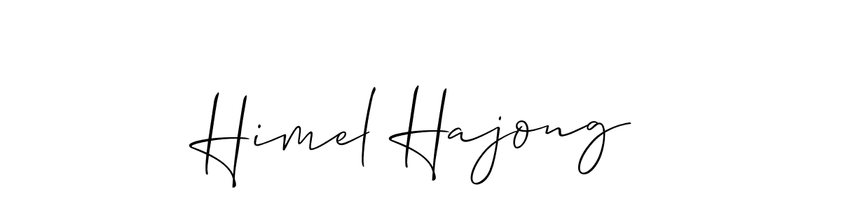 Create a beautiful signature design for name Himel Hajong. With this signature (Allison_Script) fonts, you can make a handwritten signature for free. Himel Hajong signature style 2 images and pictures png