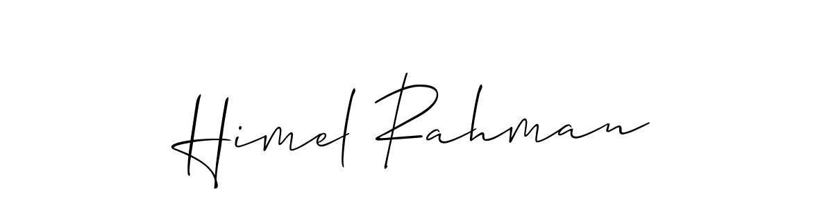 Make a beautiful signature design for name Himel Rahman. Use this online signature maker to create a handwritten signature for free. Himel Rahman signature style 2 images and pictures png