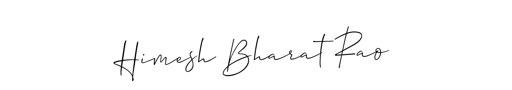 Similarly Allison_Script is the best handwritten signature design. Signature creator online .You can use it as an online autograph creator for name Himesh Bharat Rao. Himesh Bharat Rao signature style 2 images and pictures png