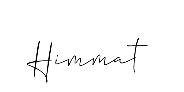 Make a beautiful signature design for name Himmat. With this signature (Allison_Script) style, you can create a handwritten signature for free. Himmat signature style 2 images and pictures png