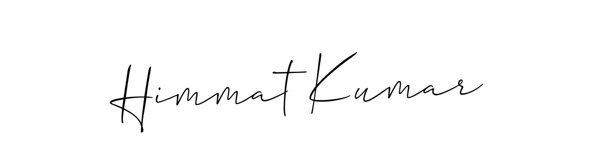 Also You can easily find your signature by using the search form. We will create Himmat Kumar name handwritten signature images for you free of cost using Allison_Script sign style. Himmat Kumar signature style 2 images and pictures png