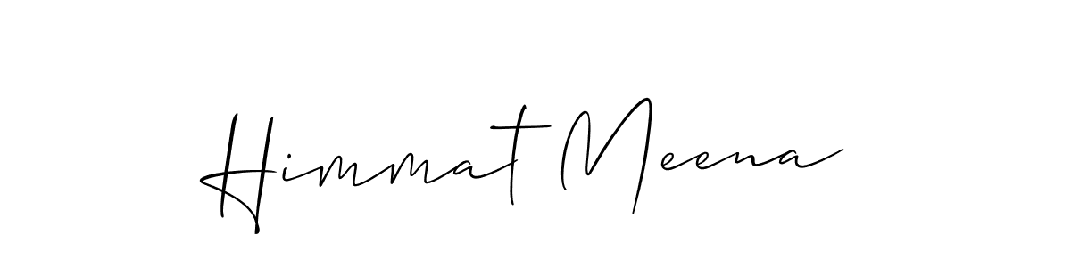 Make a beautiful signature design for name Himmat Meena. Use this online signature maker to create a handwritten signature for free. Himmat Meena signature style 2 images and pictures png