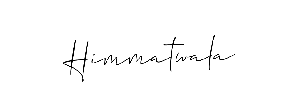 It looks lik you need a new signature style for name Himmatwala. Design unique handwritten (Allison_Script) signature with our free signature maker in just a few clicks. Himmatwala signature style 2 images and pictures png