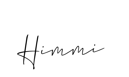 It looks lik you need a new signature style for name Himmi. Design unique handwritten (Allison_Script) signature with our free signature maker in just a few clicks. Himmi signature style 2 images and pictures png