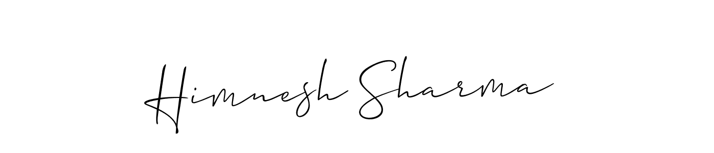 Make a beautiful signature design for name Himnesh Sharma. Use this online signature maker to create a handwritten signature for free. Himnesh Sharma signature style 2 images and pictures png