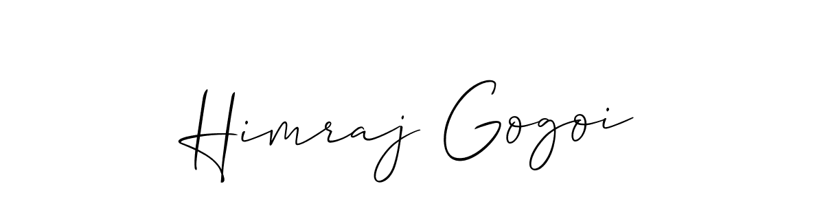 Similarly Allison_Script is the best handwritten signature design. Signature creator online .You can use it as an online autograph creator for name Himraj Gogoi. Himraj Gogoi signature style 2 images and pictures png