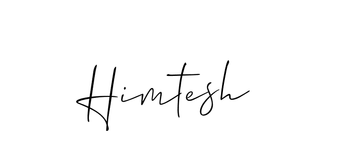 Similarly Allison_Script is the best handwritten signature design. Signature creator online .You can use it as an online autograph creator for name Himtesh. Himtesh signature style 2 images and pictures png