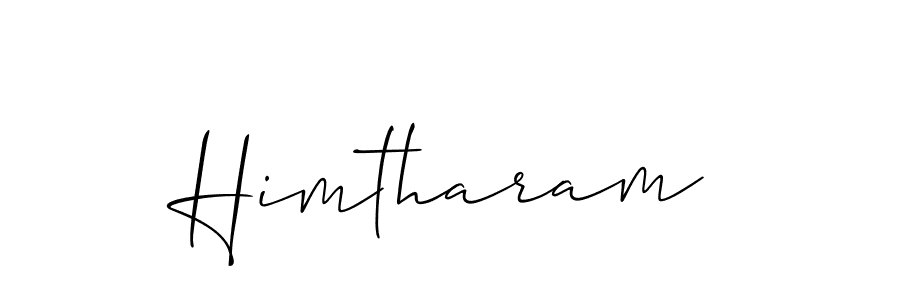 The best way (Allison_Script) to make a short signature is to pick only two or three words in your name. The name Himtharam include a total of six letters. For converting this name. Himtharam signature style 2 images and pictures png