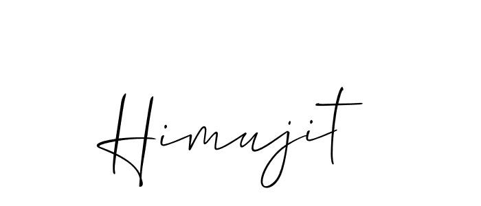 Create a beautiful signature design for name Himujit. With this signature (Allison_Script) fonts, you can make a handwritten signature for free. Himujit signature style 2 images and pictures png