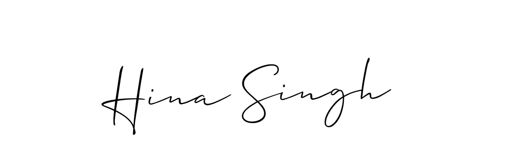 Make a beautiful signature design for name Hina Singh. Use this online signature maker to create a handwritten signature for free. Hina Singh signature style 2 images and pictures png