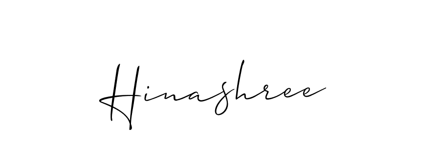 How to Draw Hinashree signature style? Allison_Script is a latest design signature styles for name Hinashree. Hinashree signature style 2 images and pictures png