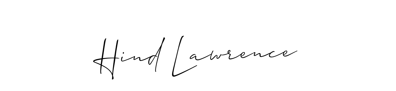 How to Draw Hind Lawrence signature style? Allison_Script is a latest design signature styles for name Hind Lawrence. Hind Lawrence signature style 2 images and pictures png