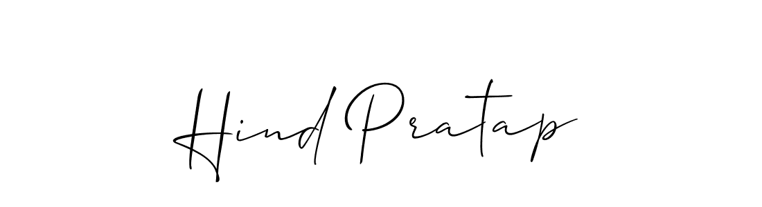 Also You can easily find your signature by using the search form. We will create Hind Pratap name handwritten signature images for you free of cost using Allison_Script sign style. Hind Pratap signature style 2 images and pictures png