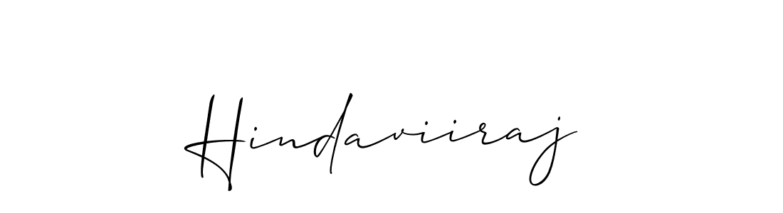 Create a beautiful signature design for name Hindaviiraj. With this signature (Allison_Script) fonts, you can make a handwritten signature for free. Hindaviiraj signature style 2 images and pictures png