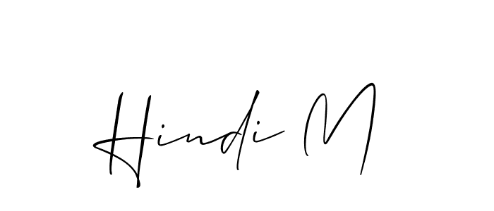 Best and Professional Signature Style for Hindi M. Allison_Script Best Signature Style Collection. Hindi M signature style 2 images and pictures png