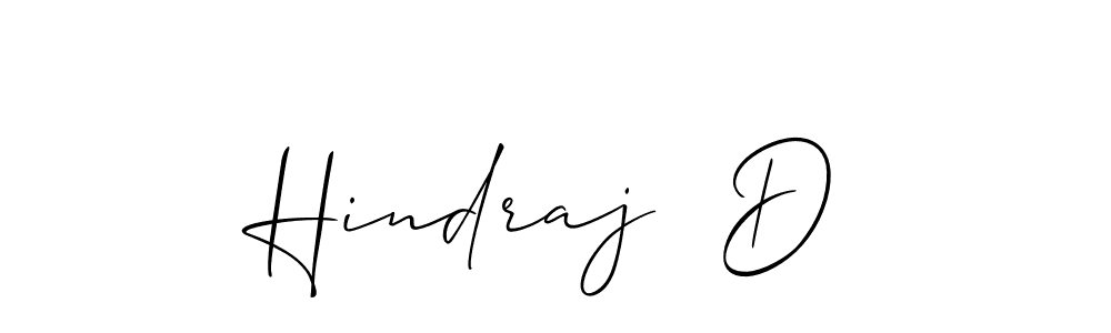 Design your own signature with our free online signature maker. With this signature software, you can create a handwritten (Allison_Script) signature for name Hindraj  D. Hindraj  D signature style 2 images and pictures png