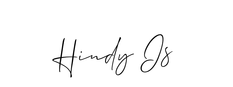Check out images of Autograph of Hindy Is name. Actor Hindy Is Signature Style. Allison_Script is a professional sign style online. Hindy Is signature style 2 images and pictures png