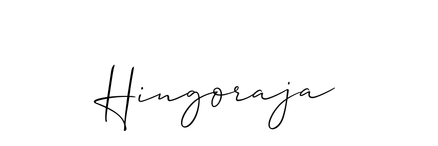 How to Draw Hingoraja signature style? Allison_Script is a latest design signature styles for name Hingoraja. Hingoraja signature style 2 images and pictures png