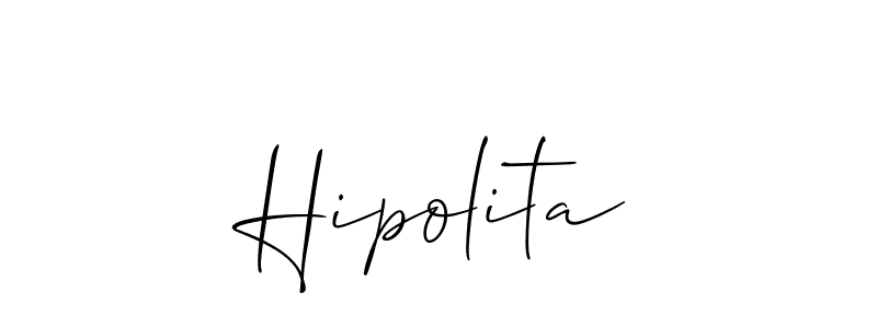 You can use this online signature creator to create a handwritten signature for the name Hipolita. This is the best online autograph maker. Hipolita signature style 2 images and pictures png