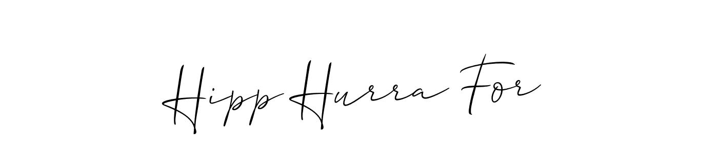 See photos of Hipp Hurra For official signature by Spectra . Check more albums & portfolios. Read reviews & check more about Allison_Script font. Hipp Hurra For signature style 2 images and pictures png