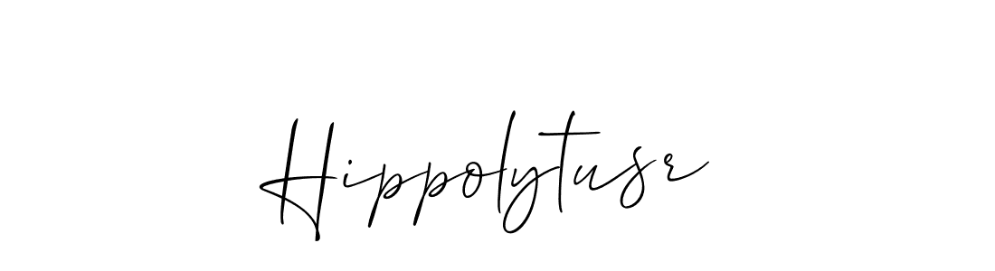 Hippolytusr stylish signature style. Best Handwritten Sign (Allison_Script) for my name. Handwritten Signature Collection Ideas for my name Hippolytusr. Hippolytusr signature style 2 images and pictures png